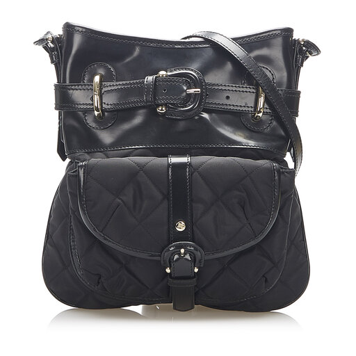 Burberry Quilted Nylon Crossbody Bag
