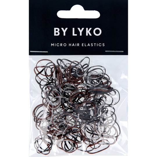 LYKO Mini Hair Elastics Neutral 250 Pack