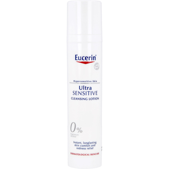 Eucerin UltraSENSITIVE och AntiREDNESS UltraSENSITIVE Cleansing Lotion