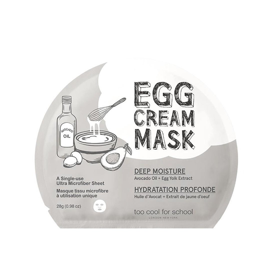 Too Cool For School Egg Cream Mask Deep Moisture