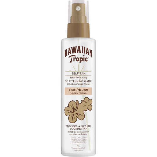 Self Tanning Water, 200 ml Hawaiian Tropic Brun utan sol - Kropp