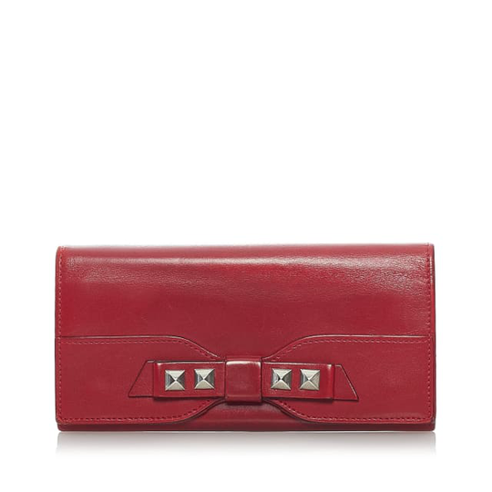 Valentino Leather Long Wallet