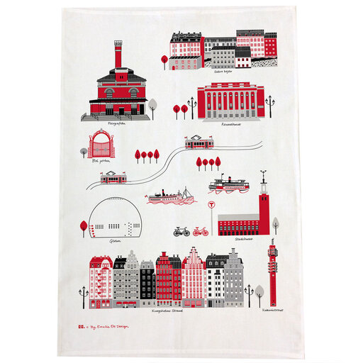 Kökshandduk – Stockholm City – 50x70 cm