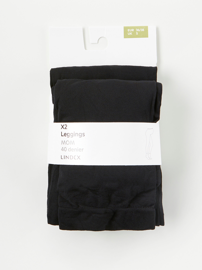 MOM 2-pack leggings, 40 denier