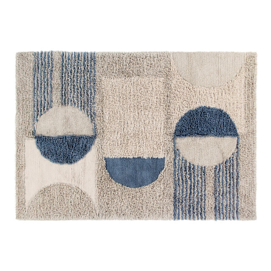Tvättbar Ullmatta Woolable Sun Rays L