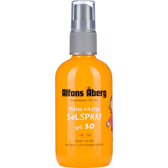 Alfons Åberg Millas viktiga solspray spf 30 150 ml