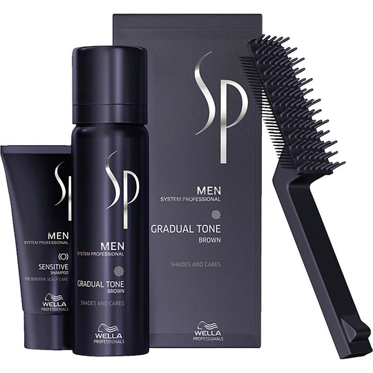 Wella System Professional Men Gradual Tone Brown, 60 ml Wella Brun hårfärg
