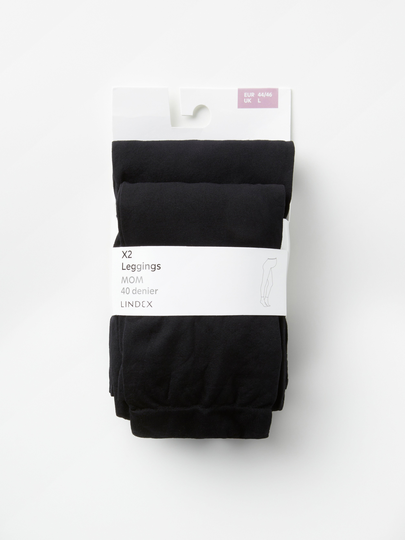 MOM 2-pack leggings, 40 denier