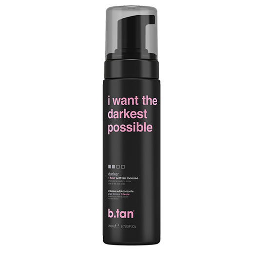 b.tan I Want The Darkest Tan Possible Self Tan Mousse 200 ml