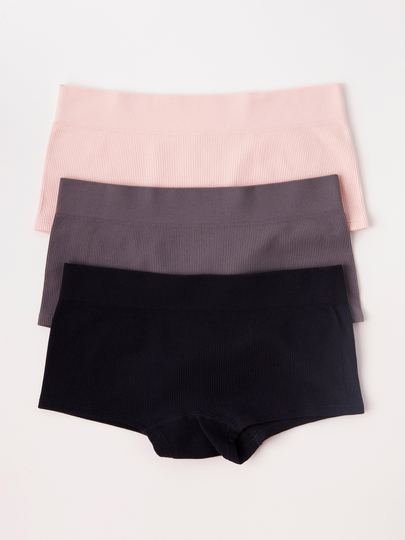 3-pack seamless ribbade trosor