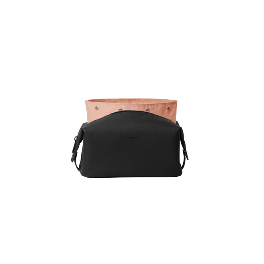 Bon Voy Staycation Cosmetic Bag Black and Pink Small