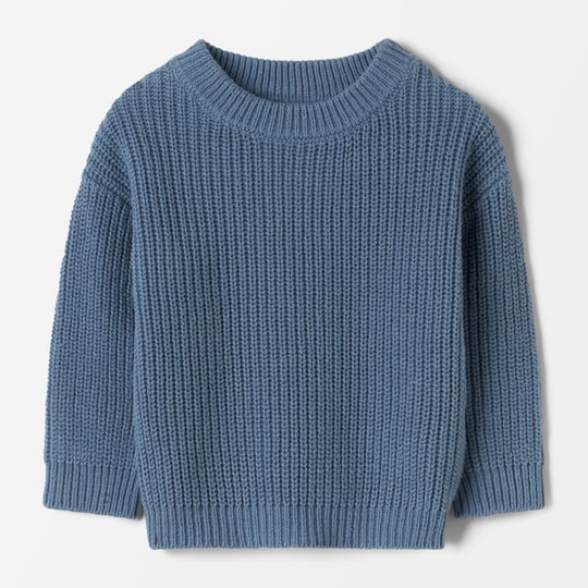 Grovstickad tröja för baby MIU