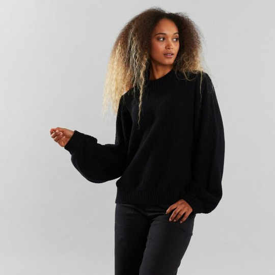 Sweater Knitted Rutbo Black