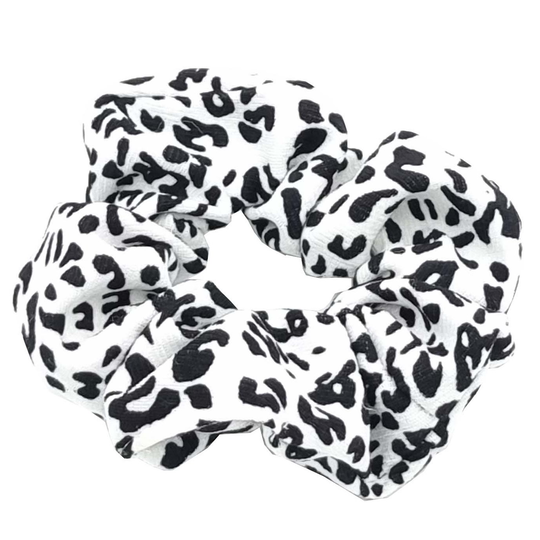 LYKO Mönstrad scrunchie Vit