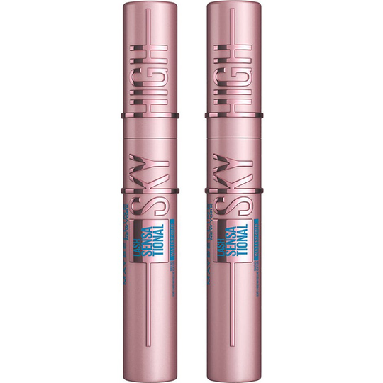 Sky High Waterproof Mascara Duo, Maybelline Vattenfast Mascara