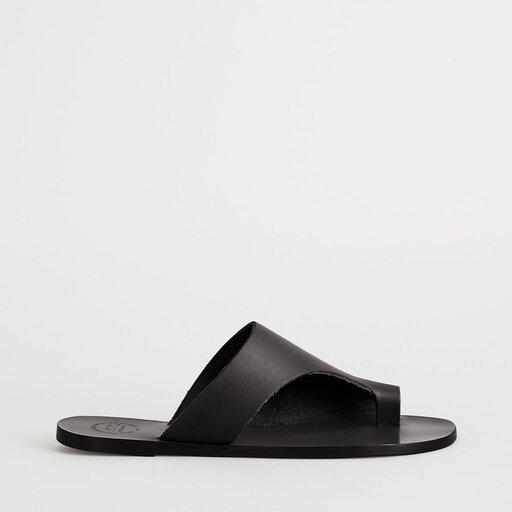 Rosa Black Cutout Sandals