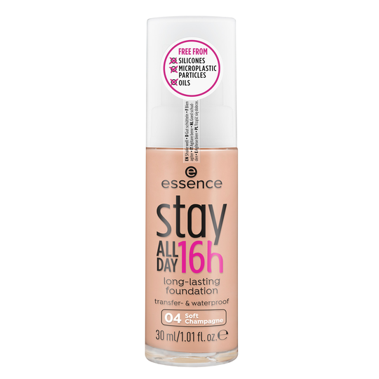 essence stay ALL DAY 16h long-lasting foundation 04 Soft Champagne