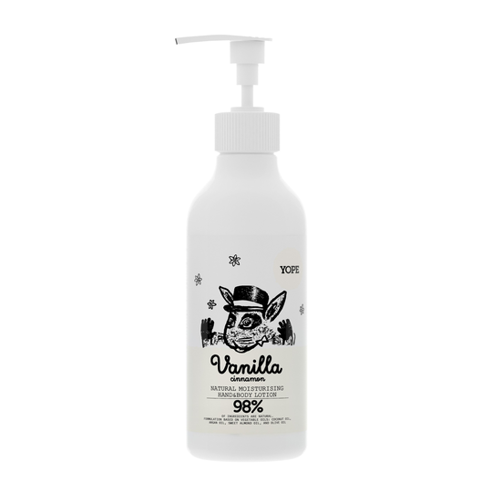 YOPE Natural hand & body lotion Vanilla & Cinnamon 300 ml