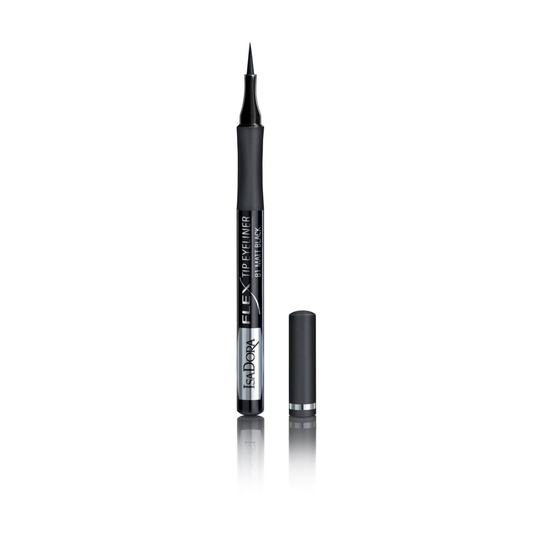 IsaDora Flex Tip Eyeliner Matt Black 1,2 ml