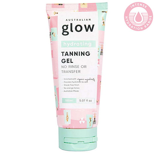 Hydrating Self-Tan Water Gel, 150 ml Australian Glow Brun Utan Sol