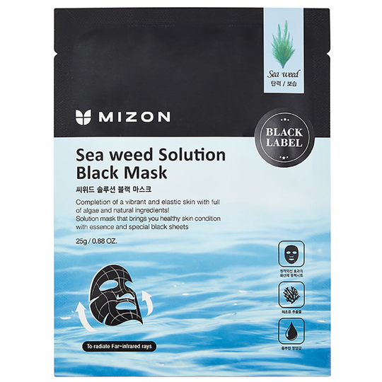 Seaweed Solution Black Mask, 25 g Mizon Ansiktsmask