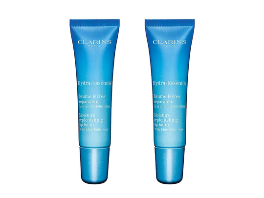 Hydra-Essentiel Moisture Replenishing Lip Balm 2-pk, Clarins Läppbalsam & Läppskrubb