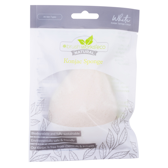 Brushworks Konjac Sponge White - Original