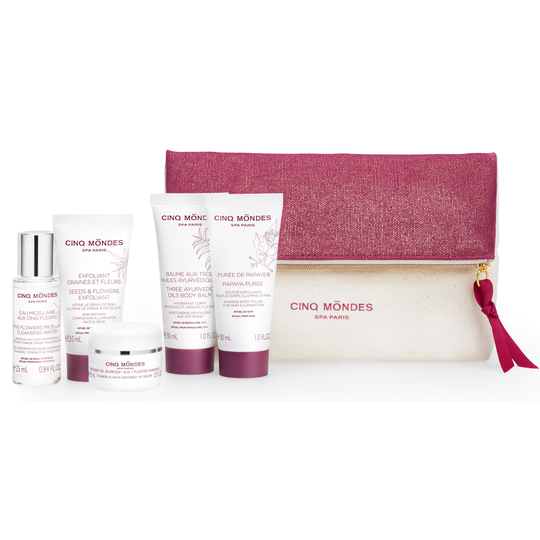Cinq Mondes Travel kits Beauty Rituals of the World Collection pouch