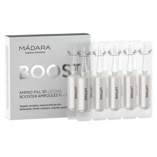 MÁDARA Boost Amino-Fill 3D Lifting Ampoules (10pcs)