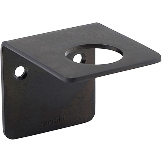 Wall Bracket, Brushed Black Finish, Meraki Badtillbehör