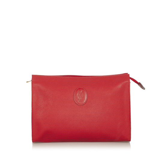 Ysl Canvas Clutch Bag