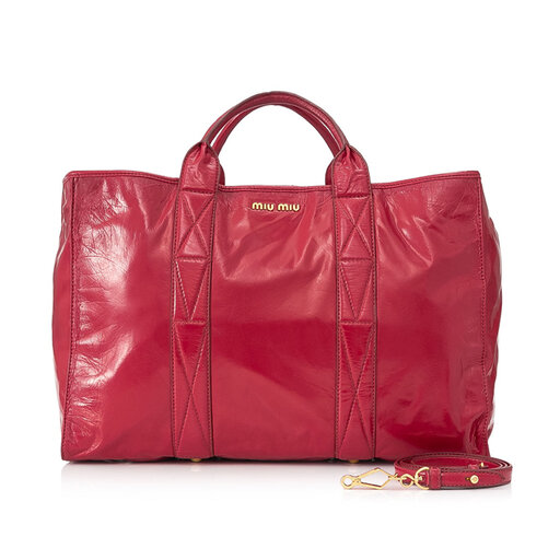 Miu Miu Patent Leather Satchel