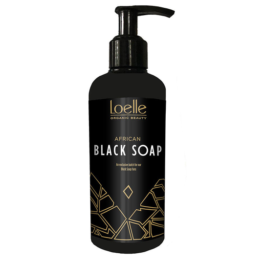 African Black Soap, 250 ml Loelle Duschcreme