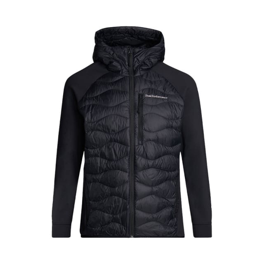 M Helium Down Hybrid Hood-Black