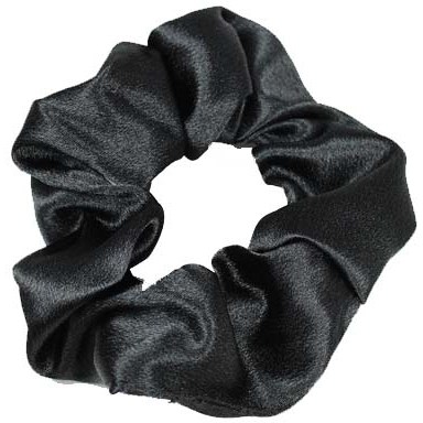 LYKO Enfärgad Scrunchie I Silklook Black