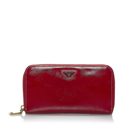 Prada Saffiano Leather Long Wallet