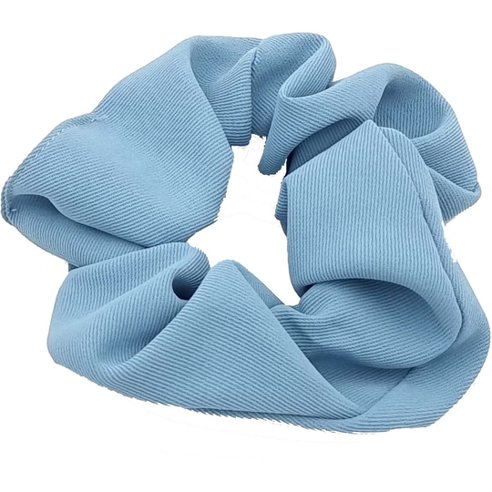 LYKO Hårscrunchie satinlook Lt Blue