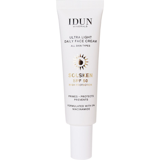 Ultra Light Daily Face Cream Solsken, 30 ml IDUN Minerals Dagkräm