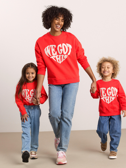 Mönstrad sweatshirt