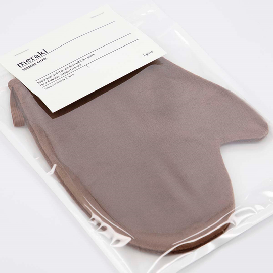 Meraki Vinca Self Tan Mitt Brown