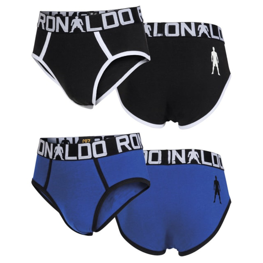 2-pack "boys Line" Briefs - Bomull - Marinblå