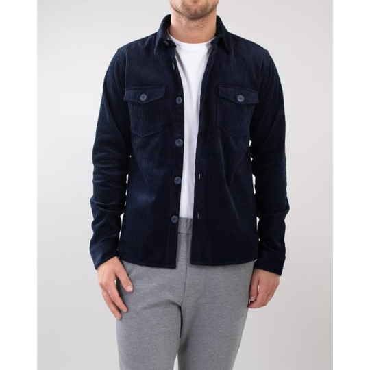 Dylan 2.0 Corduroy Overshirt - Midnight Blue