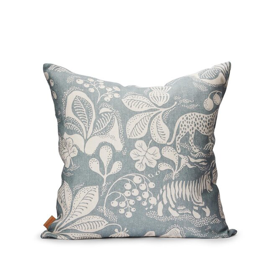 Kuddfodral Linne 50x50cm - Wild At Heart - Dusty Blue