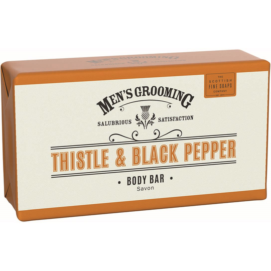 The Scottish Fine Soap Thistle & Black Pepper Soap Bar 220 g
