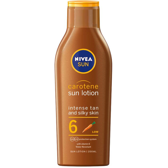 NIVEA Sun Carotene Intensive Tan & Silky Skin Spf6 200 ml