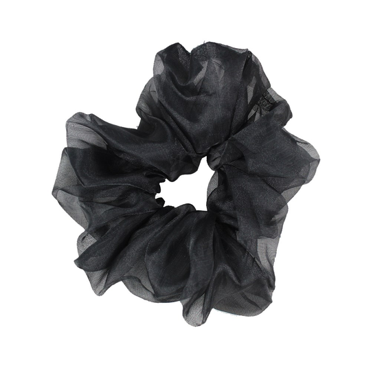 LYKO Stor Organza Scrunchie Black