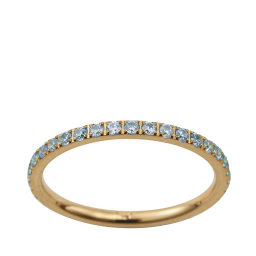 Glow Ring Micro Pool Blue Gold