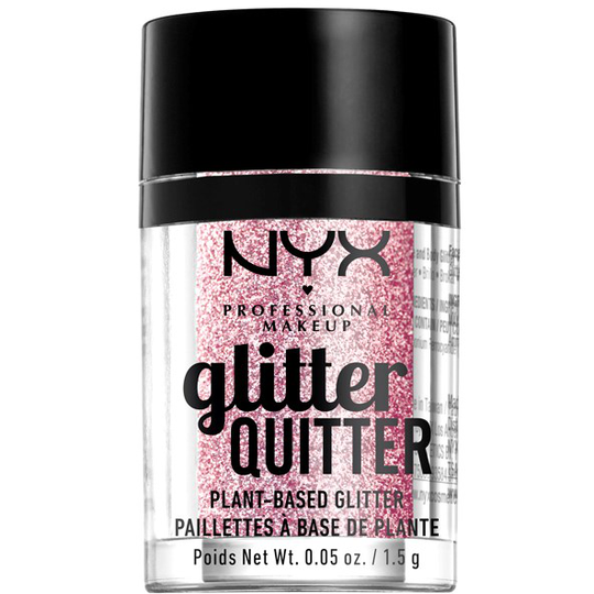 NYX PROFESSIONAL MAKEUP Glitter Quitter Plant Based Glitter Pink