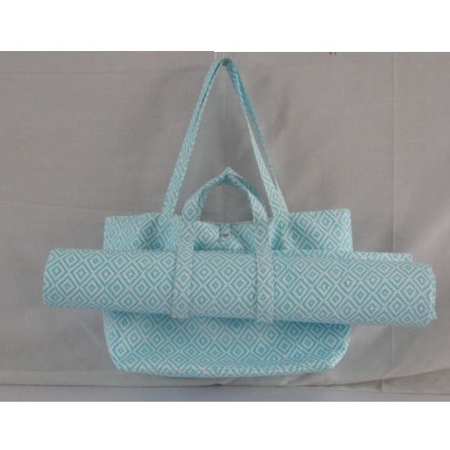 Palmetten Beach Set Blå/Vit Beach Blue/White