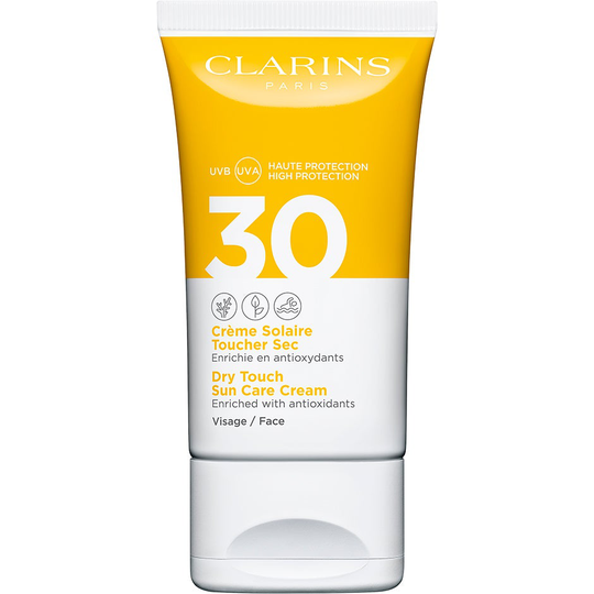 Clarins Dry Touch Sun Care Cream For Face | Solskydd för ansiktet